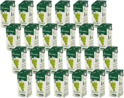 100% Suco Integral De Uva Branco Sem Adição Açúcar - Fardo Com 24 Und 200ml Caixinha Canudinho Lanche Merenda Escolar - Aliança