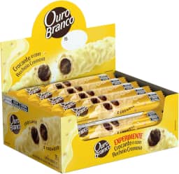 Ouro Branco - Stick Wafer Recheado pacote com 15 unidades de 25g