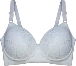 Sutiã Plus Size Rendado Bojo Alça Sustentação Reforçado