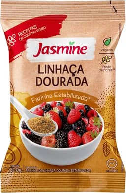 Jasmine Farinha de Linhaça Dourada Integral 200g