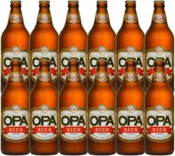 Pack 12 unidades Cerveja Puro Malte Pilsen teor 4,6% 600ml Opa Bier