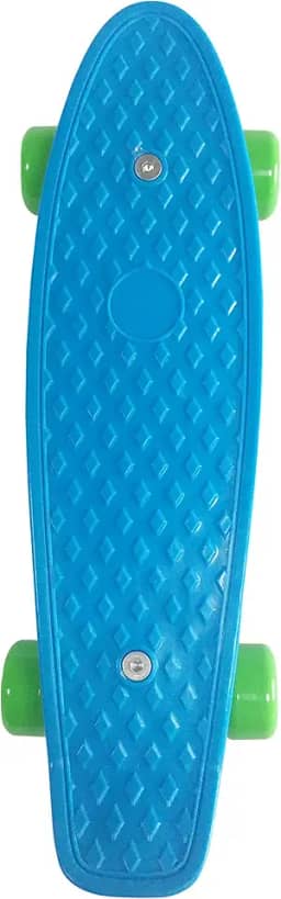 Mini Skate 17X5 polegadas, Mini Skate Cruiser para iniciantes..., Azul