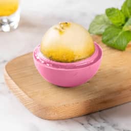 Rolo de gelo para rosto e olhos, molde de cubo de gelo de silicone reutilizável, massageador de crioterapia para apertar a pele, inchaço e redução de rugas (rosa)