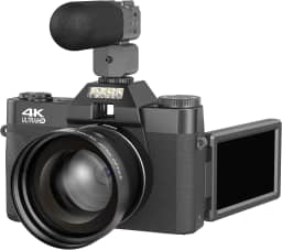 Câmera digital para fotografia para iniciantes e crianças