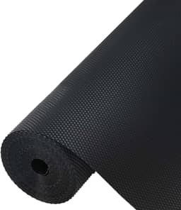 Material EVA impermeável para armário de cozinha, tapete de gaveta à prova de óleo para geladeira, armazenamento de armário 30 cm x 100 cm - preto