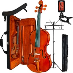 Kit Violino Eagle Ve441 4/4 + Estojo Estante Espaleira Afin