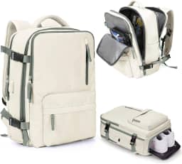 Mochila Executiva de Viagem Grande 40L Impermeável com Porta USB, Mochila Compartimento para Notebook, Mochila Feminina/Masculina Reforçada para Trabalho e viagem – VANOVA