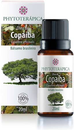 PHYTOTERAPICA- Óleo Vegetal de Copaíba Bálsamo -Aromaterapia -Pele e Cabelo -Excelente na prevenção do envelhecimento precoce, além de auxiliar em problemas do couro cabeludo -100% Puro, Natural -20ml