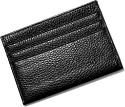 CARTEIRA Slim Para Cartões E Habilitação CNH Compacta Porta Documentos Com Vários Compartimentos Nas Cores Vermelha, Preta, Rosa, Nude E Azul LINHA PREMIUM SYANG