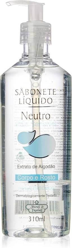 Flores E Vegetais - Sabonete Líquido Flores E Vegetais 310Ml Neutro