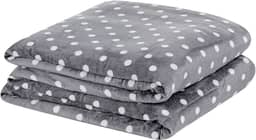 MANTA COBERTOR FLANNEL POÁ SOLTEIRO - ANTIALÉRGICA (Cinza)