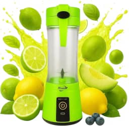 Liquidificador Portátil Recarregável USB – Mixer Compacto Para Sucos, Vitaminas e Shakes | Solução Prática Para Quem Não Tem Tempo-Verde