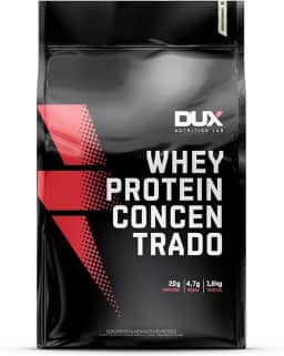 Whey Protein Concentrado Chocolate Branco Refil 1.8kg – Contribui Para o Ganho Muscular Hipertrofia – Dux Human Health