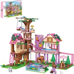 Blocos de Construção Conjunto Casa na Árvore - 756 Peças, Compatível com Blocos de Construção Padrão, Um Presente para Adultos e Crianças