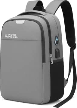 Mochila Executiva Unissex para Notebook até 15.6” - com Entrada USB e Passa-fio para fone – Ideal para Faculdade, Trabalho e Viagens – Antifurto, Reforçada e Confortável - Masculina e Feminina