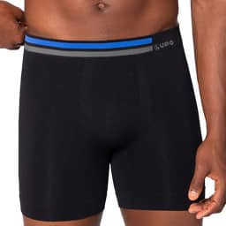 Cueca Long Leg Boxer Sem Costura Lupo Microfibra Masculina Antiassadura Alongada Ciclista Esportiva