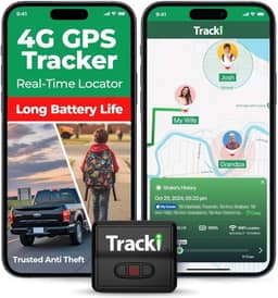 Tracki 2024 Modelo Mini Rastreador GPS Em Tempo Real. Cobertura Completa Em Todo O Mundo Para Veículos Crianças E Cães. Dispositivo Pequeno De Rastreamento Magnético Portátil. Taxa Mensal Obrigatória