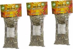 3 Banhos de Ervas Sete 7 Ervas Limpeza e Proteção do Corpo Astral