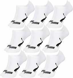 Kit 9 Pares de Meias Puma Sapatilha Cano Baixo Soquete Esportiva Masculina Original