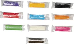 Play-Doh Kit com 10 cores básicas de massinha, refil, brinquedos de Natal e lembrancinha de amigo secreto de Natal para crianças acima de 3 anos