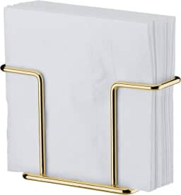 Porta guardanapos pequeno dourado - Linha Caffè - Future