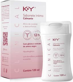 K-Y® Clinical Sabonete Intimo Calmante 120Ml
