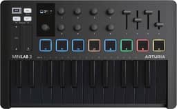 Teclado Controlador Arturia Minilab Mk3 Preto