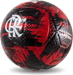 Mini Bola de Futebol Infantil Flamengo Produto Oficial Licenciado Original Resistente Leve Macia Impermeável Colada Campo Society Futsal Jogo Treino Menino Menina