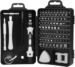 Conjunto De Chaves De Fenda 115 Peças | Kit De Ferramentas Driver Magnético | Conjunto De Chaves De Fenda De Precisão Eletrônica Para Reparo De Computador, Telefone Celular, PC, Iphone, Tablets