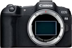 Câmera Canon EOS R8 Full-Frame, Sem Espelho, 24,2 MP, Vídeo 4K, DIGIC X, Montagem RF, Corpo, Preta