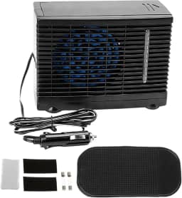 AC portátil para veículo | Máquina de ventilador de ar condicionado de veículo portátil | Aparelho de sopro de ar de 12 V Máquina de montagem adesiva para trailer, acampamento, caminhão, viagem