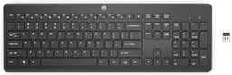 Teclado sem Fio HP 230 - com Dongle USB Wireless, Digitação Silenciosa e Precisa, Design Elegante, Até 16 Meses de Bateria, Layout BR, Preto (3L1E7AA)