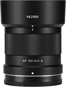 VILTROX Lente 50 mm F2 Full Frame para Nikon Z, AF 50 mm f/2 Z Standard Prime Large Aperture para montagem Nikon Z, lente Z Ultra-Compact z Mount para Z8, Z9, Z6, Z7, Z6 II, Z7 II, Z5, Z50, ZF e Z30