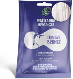 Matizador Tubarão Branco 100ml Sachê - Kamaleão Color - Efeito Platinado
