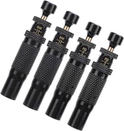 HEEPDD Ferramentas de Reparo de Pneus Parada Automática Parafuso de 10-30 PSI na Ferramenta de Ar para Baixo do Pneu para Caminhões Off Road 4x4 SUVs UTVs Kit de Válvula Deflatora de 4 Peças