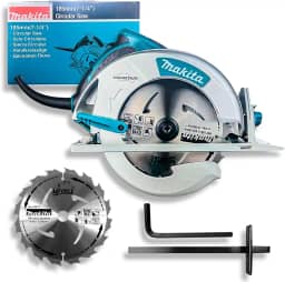 MAKITA Serra Circular 5007MG C/Led + Disco 185mm 1800w para Carpinteiro, Marceneiro 5800rpm Makita - 110v