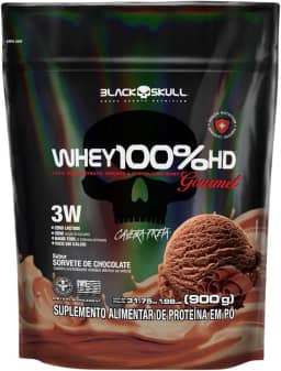 REFIL POUCH 100% HD GOURMET 900G SORVETE CHOCOLATE