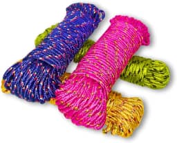 Kit 4 Cordas Trançadas Nylon 5mm 10m Multiuso Paracord Atividades Ao Ar Livre Camping Escalada Acessório De Barraca Viagem Esporte Reforçada Durável Carga Transporte Barrigueira Amarração Varal (4)