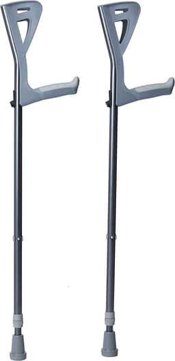 Muleta Star Apoio Fixo Adulto, Dilepé, Cinza