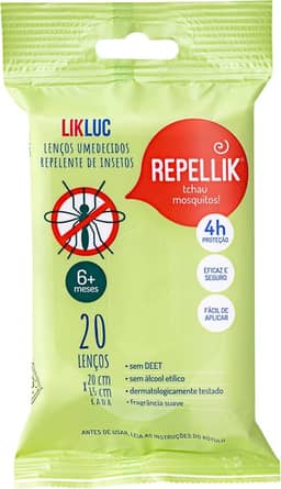 Likluc Lenços Repelentes Repellik