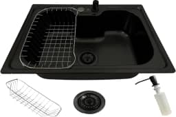 Cuba Gourmet Cozinha Aço Inox Com Acessórios 60x42cm Preta