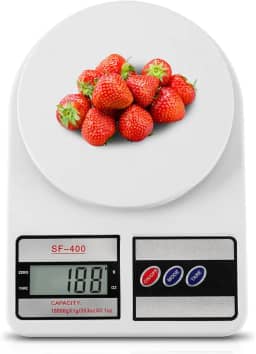 Balança Digital de Cozinha, SF-400, Até 10 kg, Escala 1 grama