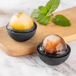 Rolo de gelo para rosto e olhos, molde de cubo de gelo de silicone reutilizável, massageador de crioterapia para apertar a pele, inchaço e redução de rugas (preto)