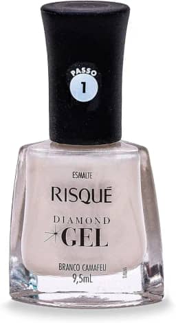 Risqué Esmalte Diamond Gel Branco Camafeu Cremoso 9 5 Ml
