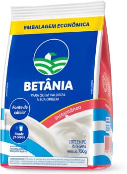 Betânia - Leite em Pó Integral Instantâneo 750g