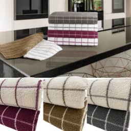 Kit 06 Panos De Prato Copa Atoalhado Felpudo Teka Chef Premium 100% Algodão