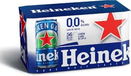 Heineken Cerveja Lager, Sem Alcool Lata 269ml, Pack 8 Unidades