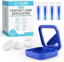 JJ CARE Aplicador de lentes de contato – Pacote de pacote, removedor de lentes de contato para lentes rígidas, êmbolo de contato visual para contatos rígidos, ferramenta de remoção de contato para