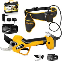 SWANSOFT 45mm Tesoura Poda Elétrica 25V Alicate Sem Fio Galho Profissional, tesoura de bateria com progressiva, para pomar e vinhedo PRU-45
