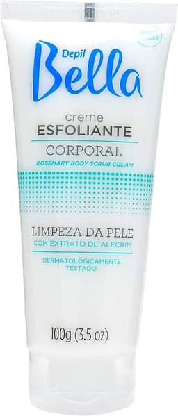 Creme Esfoliante Corporal Alecrim, Depil Bella, 100G
